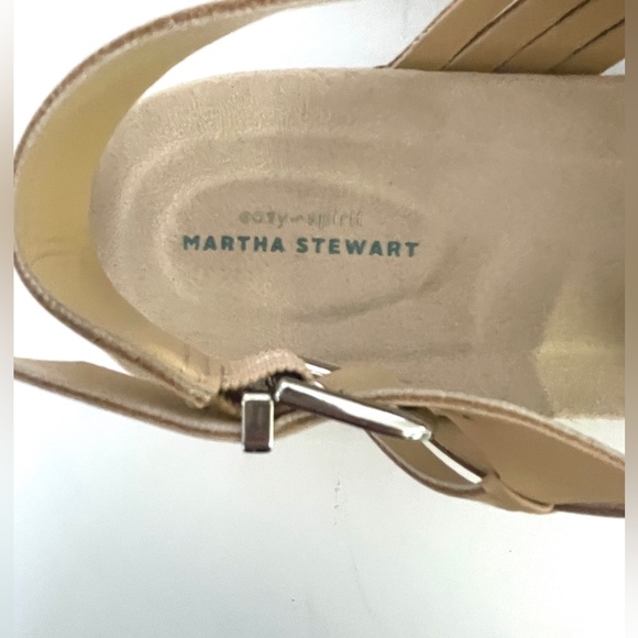 Easy Spirit Martha Stewart Leather Marlis Sandal Size 9 Narrow - Picture 6 of 9